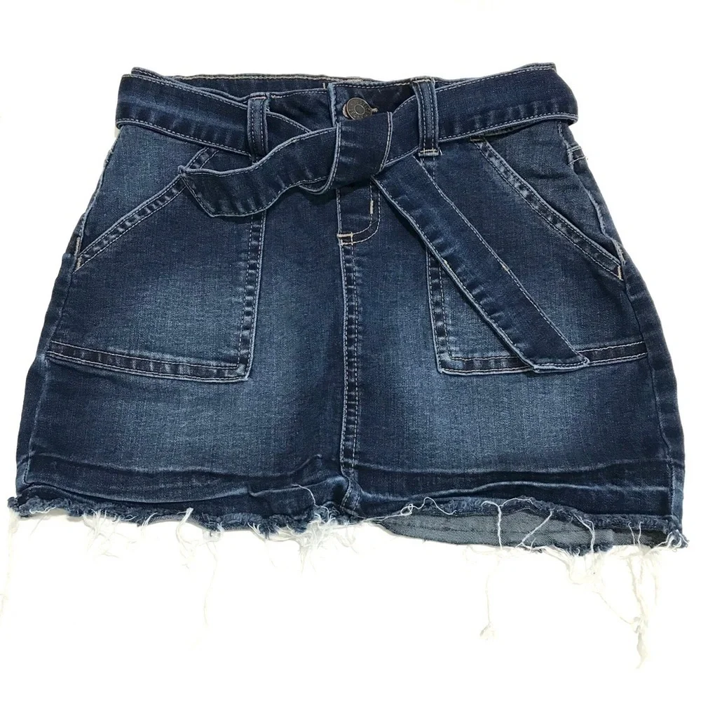 Justice Bundle Blouse Tee Skirt Shorts Leggings and MUDD Jean Jacket Size 12